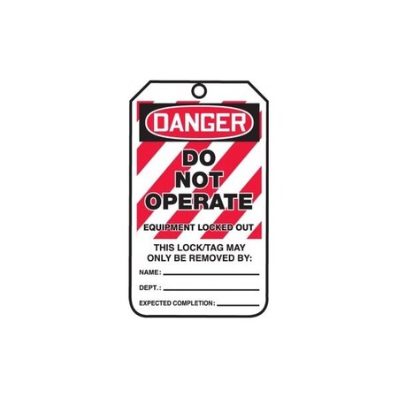 Accuform Danger, RP-Plastic, 2-1/8 in Width, 3/8 in Height, , 5 PK FRMLT405PTM